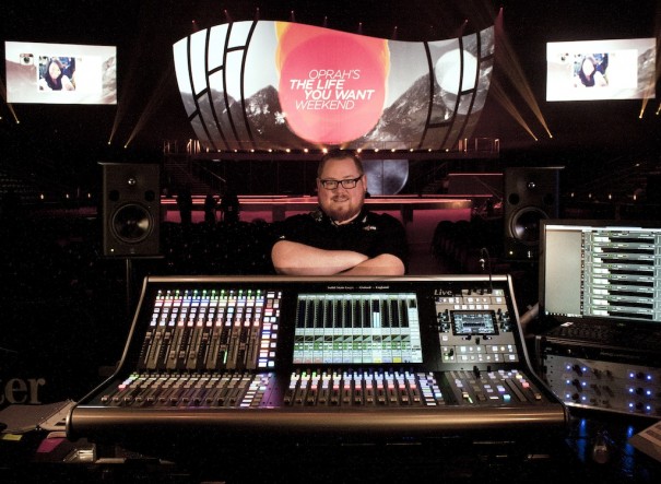 Jon Schwarz con la SSL Live L500 