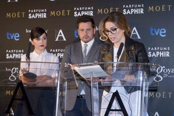 Lectura de nominados a los Goya 2015 (Foto: Alberto Ortega / Academia de Cine)