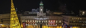 Sapec a installé le circuit pour la transmission des carillons de la Puerta del Sol par TVE