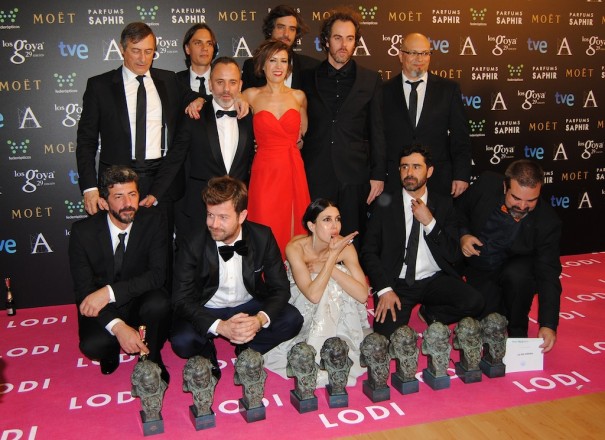 Equipo de la 'Isla mínima' en los Goyas 2015