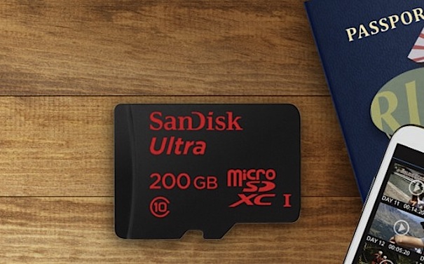 SanDisk lanza una tarjeta microSD de 200 Gb