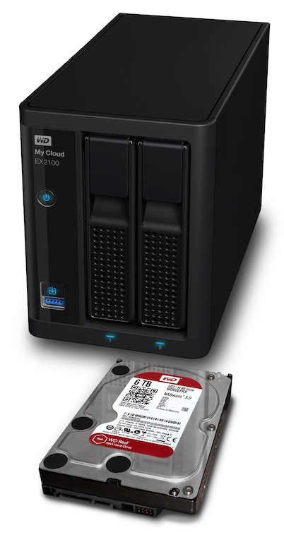 WD MyCloud EX2100