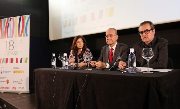 Francisco de la Torre, Alcalde de Málaga, Gemma del Corral, concejala de Cultura, y Juan Antonio Vigar, director del Festival de Málaga, han presentado el balance del 18º Festival de Málaga