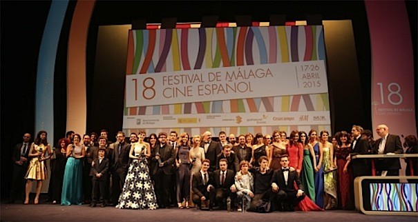 Gala de entrega de premios en el 18 Festival de Málaga. Cine español