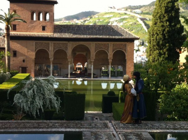 Rodaje de 'Isabel'en la Alhambra de Granada