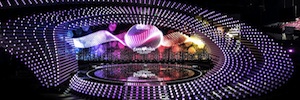 Erste Bilder der spektakulären Eurovision 2015-Bühne