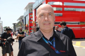 Dario Rossi, de Riedel, en la Fórmula 1