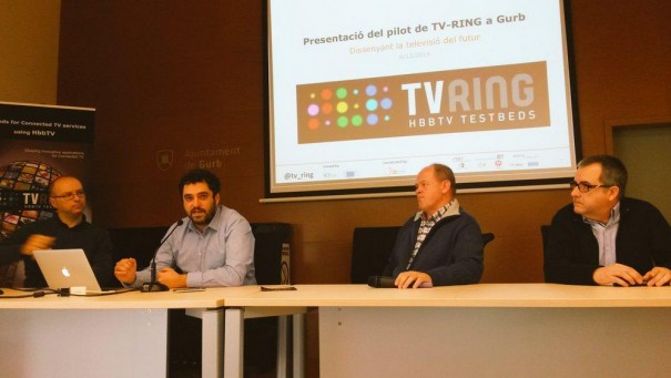 Presentación de Tv-Ring en diciembre de 2014 (Foto: Sergi Fernández / i2cat)