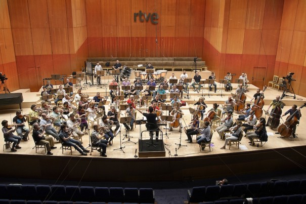 La Orquesta Sinfónica de RTVE graba la banda sonora de los XVII Premios Iris de la Academia de Televisión