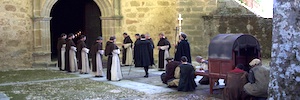 TVE がユステ修道院で「皇帝カルロス」の最終セクションを撮影