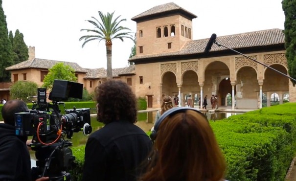 Rodaje de 'Carlos, Rey Emperador' en la Alhambra de Granada
