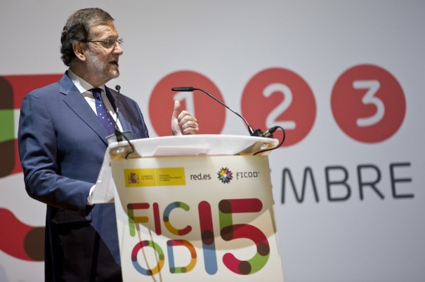 Mariano Rajoy en FICOD 2015 (Foto: Pool Moncloa / Diego Crespo)
