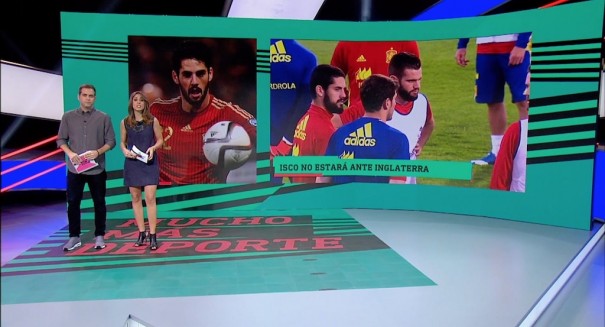 Videowall de 'Mucho Más Deporte' con Vizrt