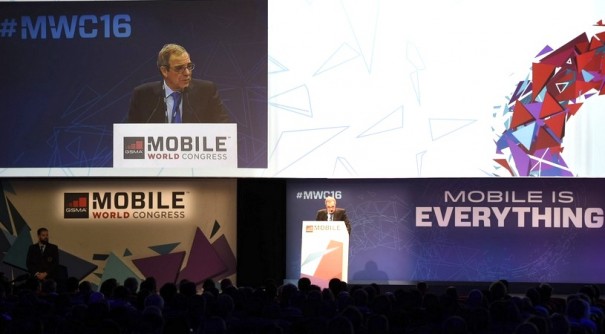 César Alierta en el MWC 2016