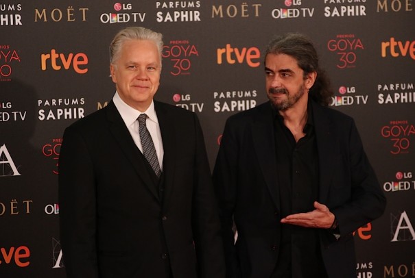 Goyas 2016 Tim Robbins y León de Aranoa