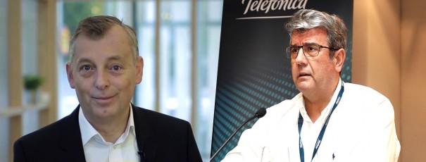 Ulf Ewaldsson, CTO de Ericsson y Enrique Blanco, director de Tecnología del grupo Telefónica