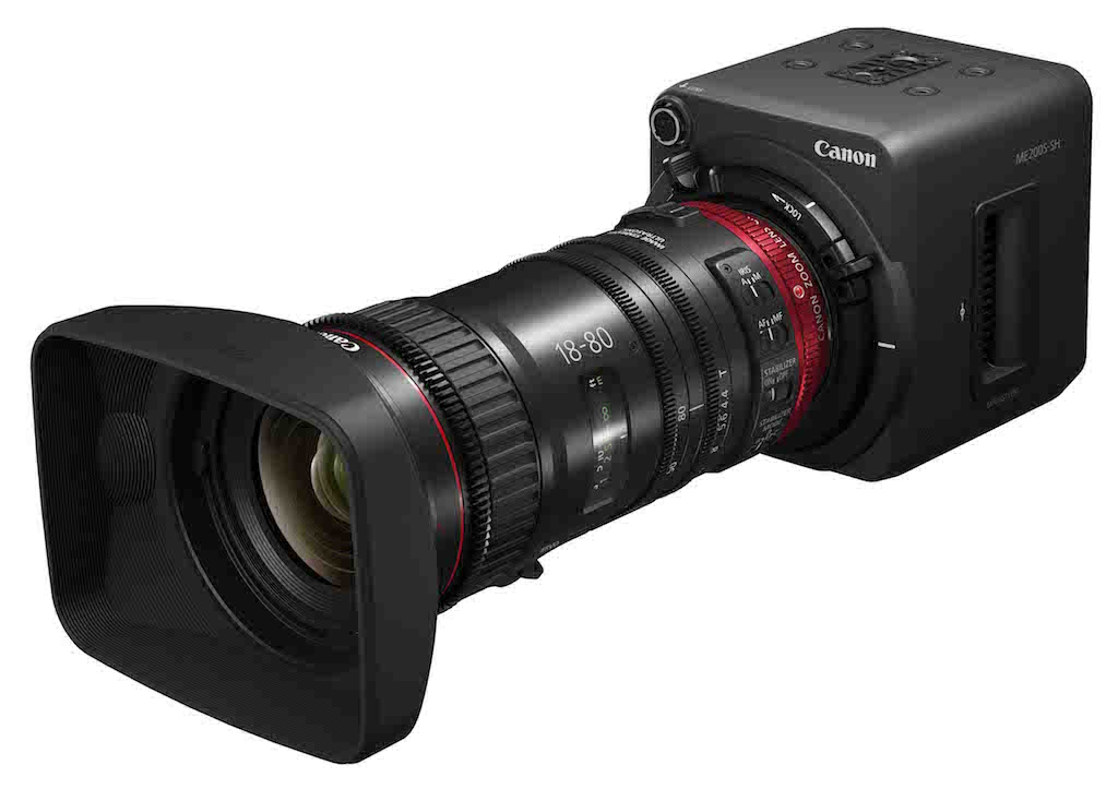 cámara compacta profesional multipropósito ME200S-SH de Canon llama la atención en NAB