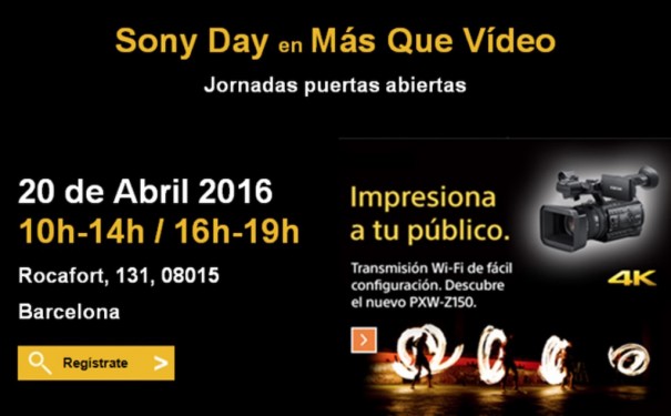 Sony Day en Más Que Vídeo