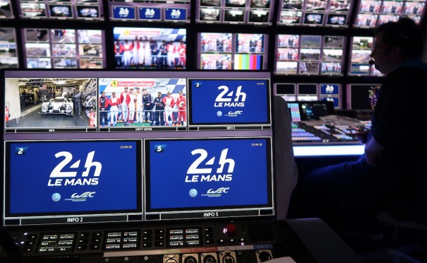 Unidad MS12 de AMP Visual Tv en las 24 Horas de Le Mans