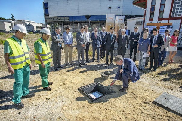 TVE inicia la construcción de sus nuevos estudios 6 y 7 en Prado del Rey