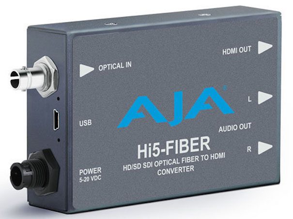 AJA Hi5-Fiber web