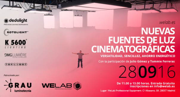 Taller Nuevas Fuentes de Luz Cinematográficas