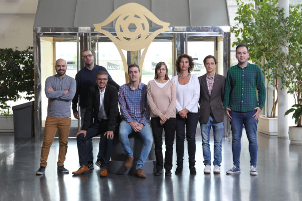 Juanma Fernández, Borja Terán, Juan Ramírez, Adriano Moreno, Rosario G. Gómez, Susana Alosete, Eduardo Fernández y Héctor Alabadí (Foto: Academia Tv)