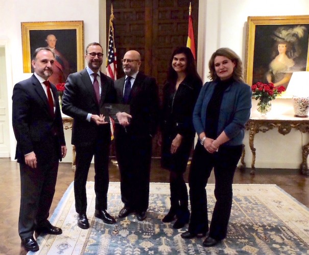 James Costos recibe el título de Film Commissioner de Honor de Spain Film Commission