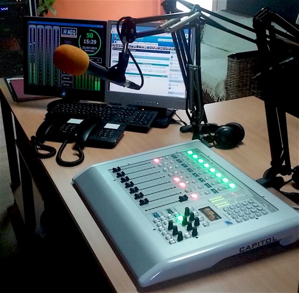 Radio Azot con AEQ Capitol IP