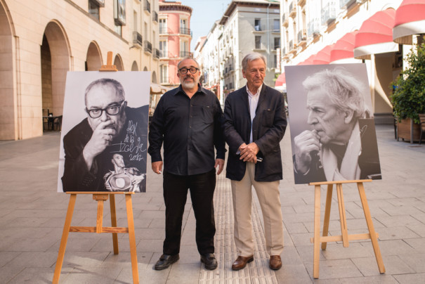 Álex de la Iglesia y Costa-Gavras, Premios Luis Buñuel 2017 (Foto: Jorge Dueso)