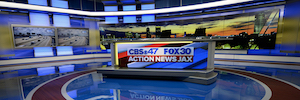 The WJAX TV network renews its studios with eye-catching viewing systems