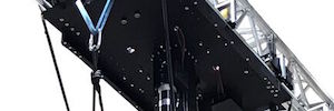 Vinten will demonstrate its new robotic camera platform on ceiling rails at NAB