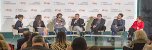 Las series ‘Estoy Vivo’ y ‘Malaka’ protagonizan el arranque del showcase que celebra RTVE en Madrid