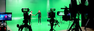Das neue ETIC-Studio kombiniert virtuelle Sets mit Motion-Capture