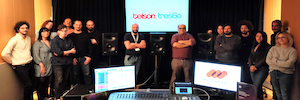 Genelec surveille les deux nouvelles salles Atmos Home à Telson.Tres60, l'une des premières certifiées par Dolby en Espagne