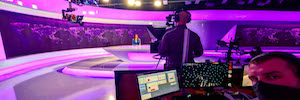 El broadcaster croata HRT instala la primera Spidercam en un plató de informativos