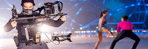 Un estabilizador Newton y una cámara Sony HDC-P50 consiguen resultados asombrosos sobre hielo en el programa ‘Dancing on Ice’ (ITV)