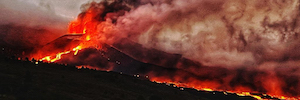 Las impactantes imágenes en 8K del volcán de La Palma llegarán a la 4K-HDR Summit