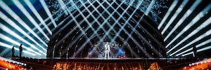 Più di 400 luci Clay Paky hanno impreziosito la scena dell'Eurovision 2022