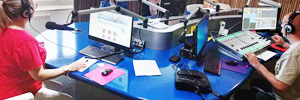 The AEQ AudioPlus automation system, at the Bosnian radio station Radio Cazin