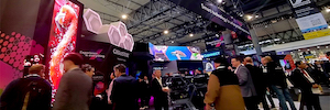LED video walls and laser projectors, great attractions at the Christie stand at ISE 2024