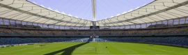 Espectáculo visual en el nuevo estadio de Durban con Spyder X20