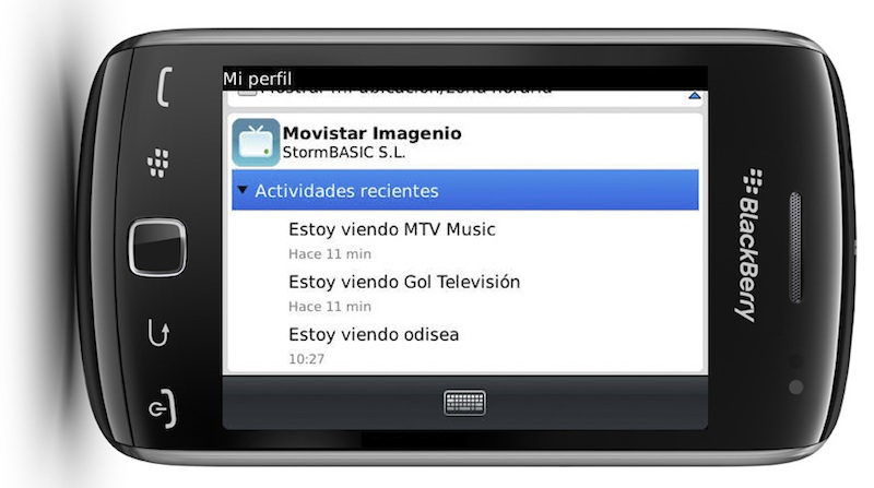 como ver television en mi blackberry