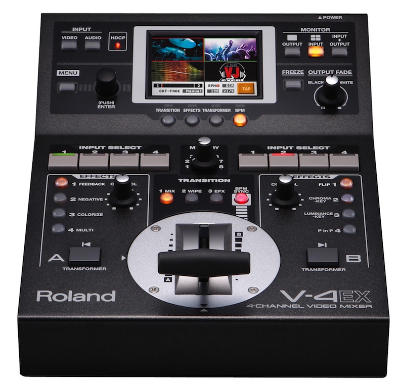 Roland Systems Group anuncia el mezclador de video Roland V-4EX