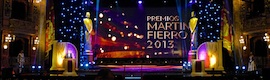 Prom TV broadcast the Martín Fierro Awards signal for Telefe