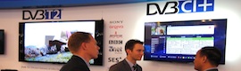 World's first demonstration of DVB-T2 4K with HEVC and mobile services on a single channel