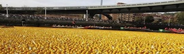 Jarkartza Media lleva a cabo el streaming de la ‘regata’ de 30.000 patos de goma en la ría de Bilbao