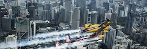 Riedel proporciona una red de AV, datos y comunicaciones a la Red Bull Air Race