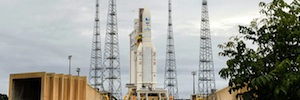El satélite para televisión más potente construido nunca en Europa ya está en el espacio