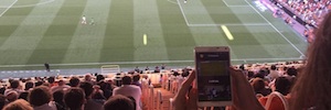 Vodafone pone a prueba la tecnología LTE Broadcast en Mestalla